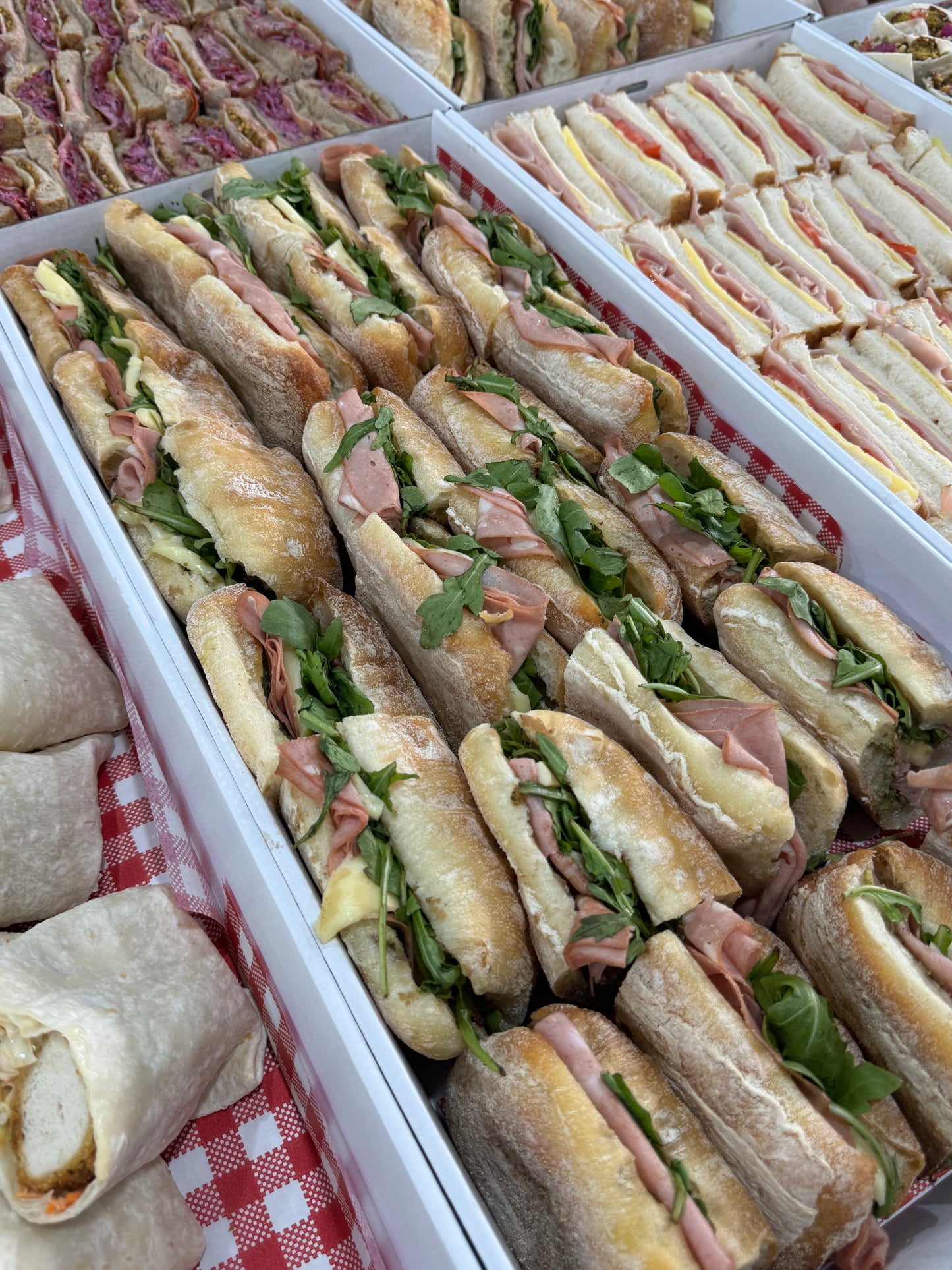 Gourmet Olive Mortadella & Brie Ciabatta (20 pieces)