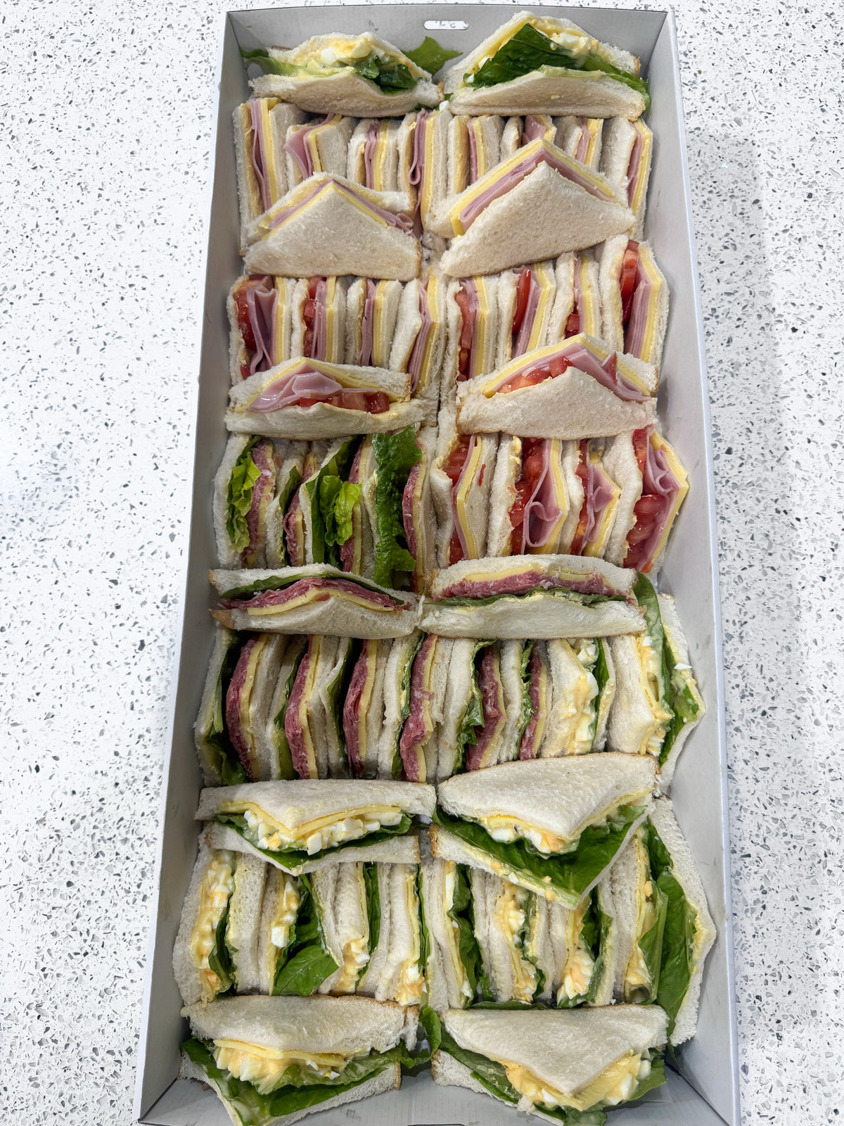 Classic Kids Triangle Sandwiches (40 pieces)